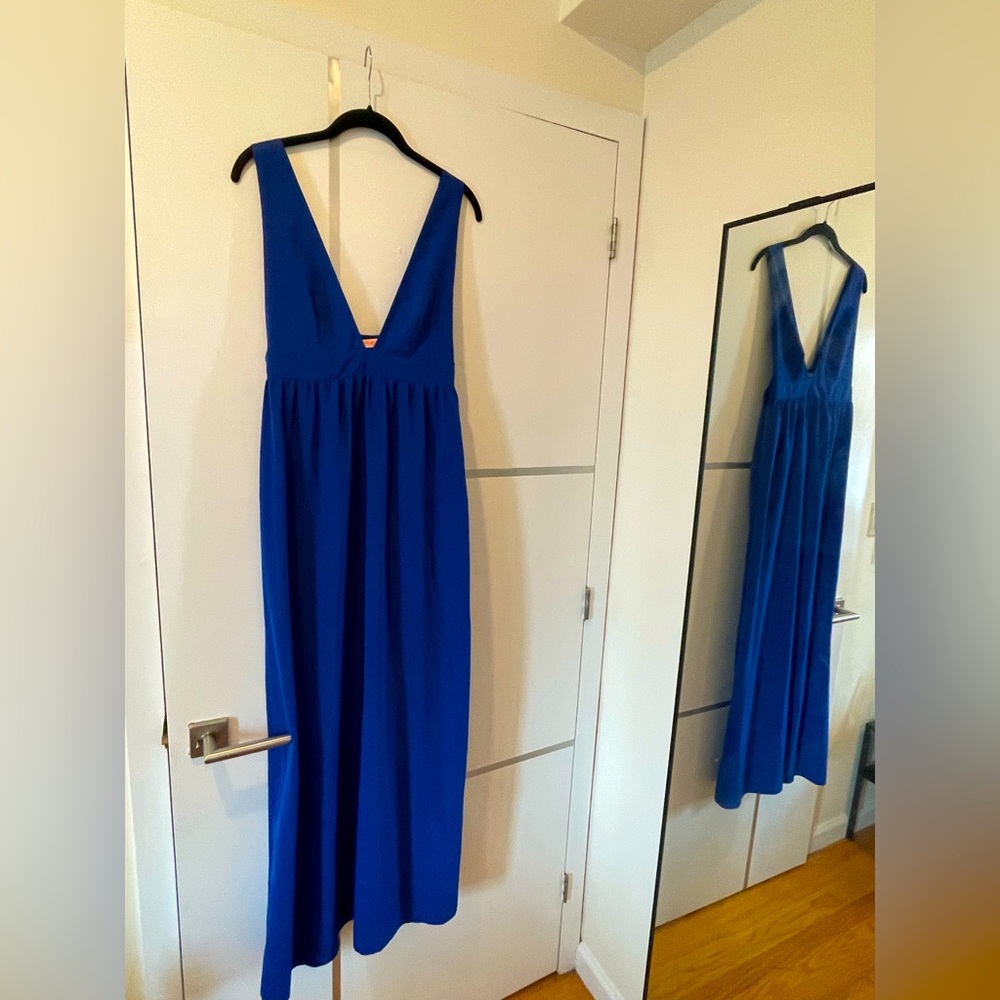 Blue maxi dress, medium